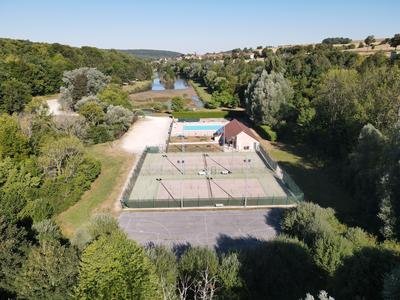 Recey-sur-Ource - piscine lac tennis