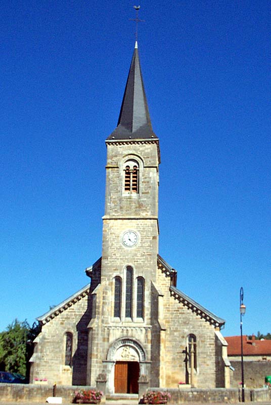 Eglise de Courcelles-Val-d'Esnoms