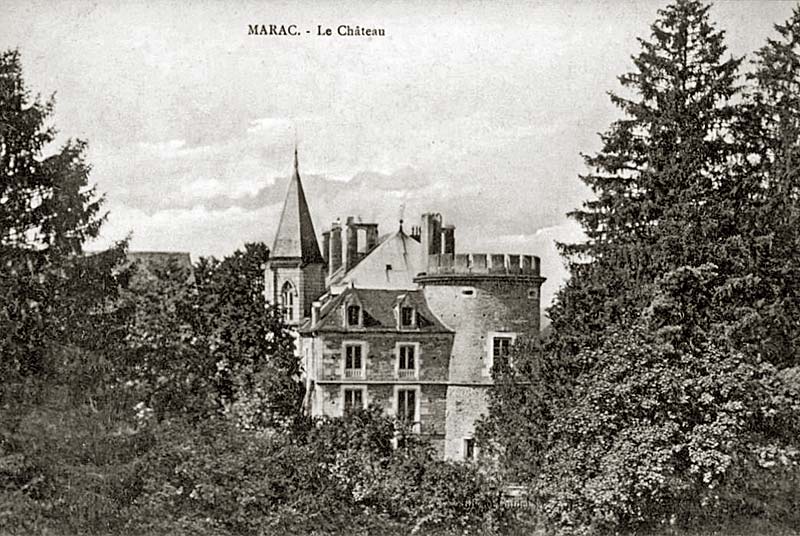 Carte postale du château de Marac