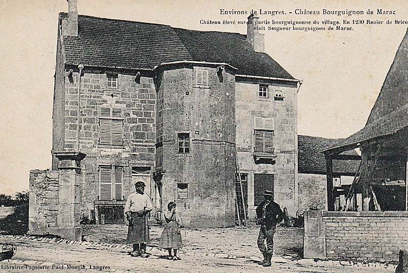 Carte postale du château de Marac