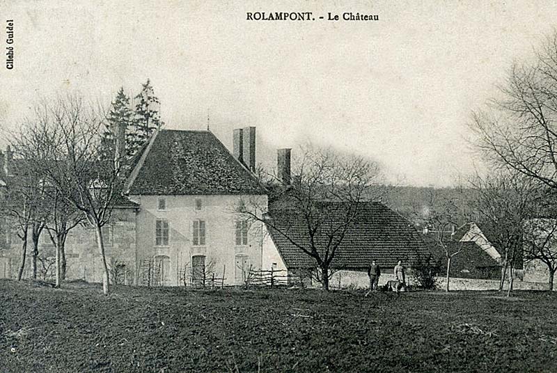 Carte postale du château de Rolampont